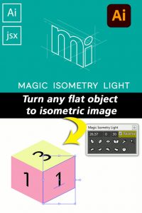 Magic Isometry Light Script for Illustrator | Digital Market Tools